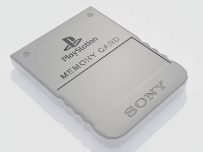 Sony Storage Card Memory Card Reader 3d model