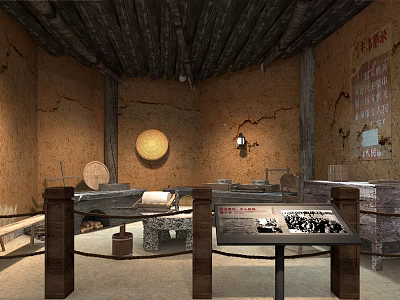 New Chinese Exhibition Hall 3d model New Chinese Exhibition Hall 3d model