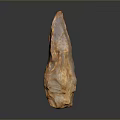Natural Wooden Stone Material with Orange White Texture for Interior Decorative Use