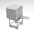 Industrial Equipment Featuring Sturdy Metal Cabinet Frame And Extended Work Platform