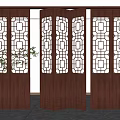 Chinese Screen Partition 3d model