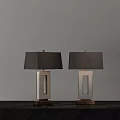 New Chinese Style Table Lamp 3d model