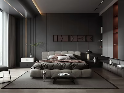 Modern Bedroom 3d model