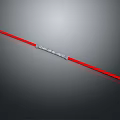 Red Lightsaber Weapon With Silver Hilt And Glowing Red Blade
