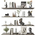 Modern ornaments combination 3d model