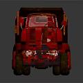 Vintage Red Toy Truck 1953 Model with Classic Design and Retro Features