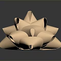 Stunning Shiny Golden Metallic Bow Featuring Reflective Surface And Elegant Design