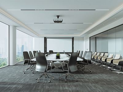 Modern Meeting Room Meeting Table and Chair model