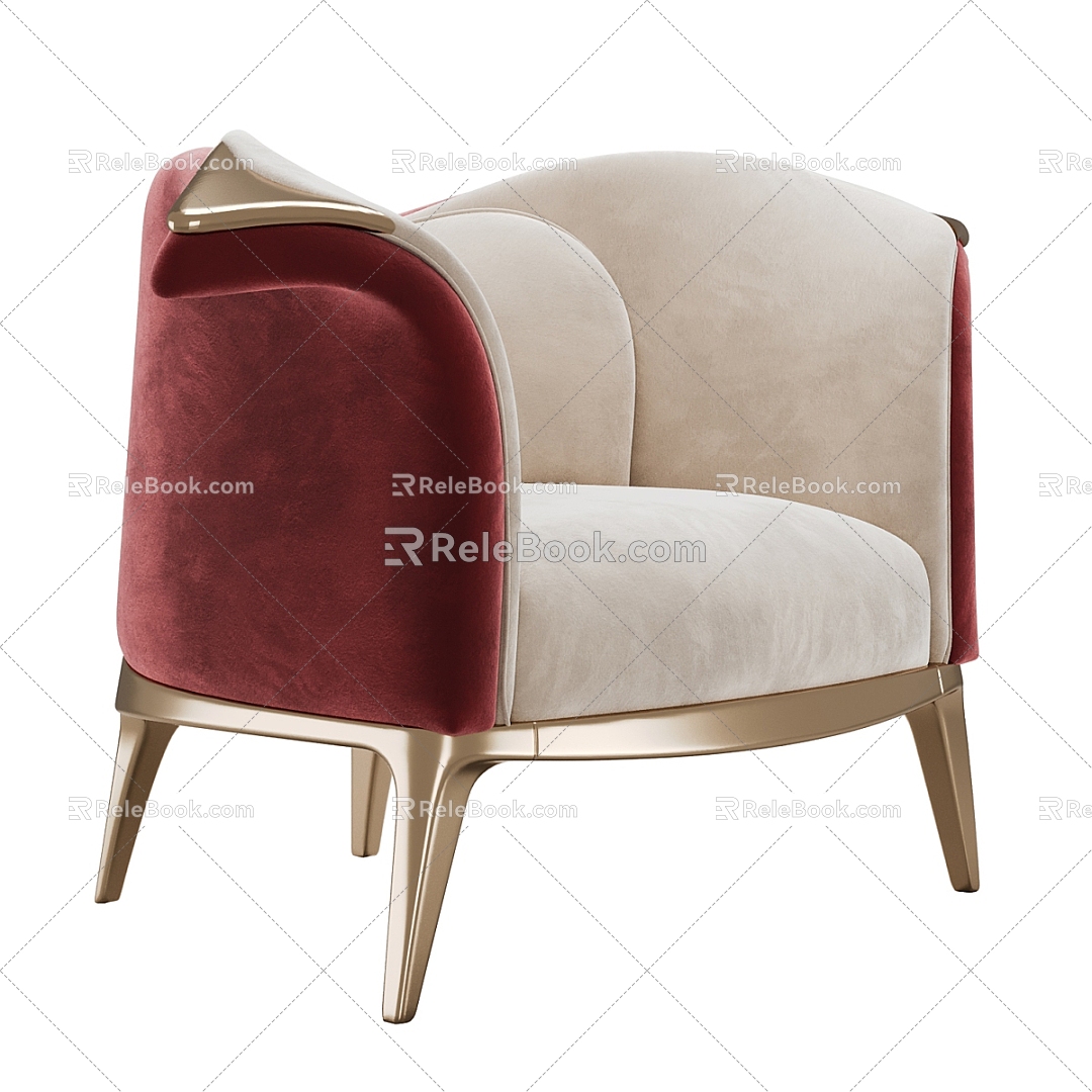 modern armchair 3d model