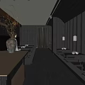 Traditional Japanese Restaurant Interior With Warm Lighting Wooden Tables And Comfortable Dining Seats