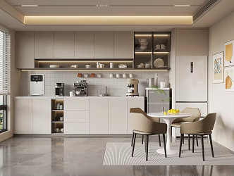 Office pantry 3d model