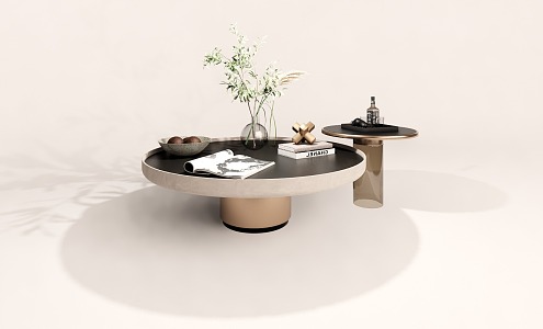 Modern table and chair combination 3d model