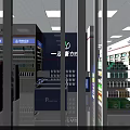 Pharmacy Store With Neat Interior Well Organized Shelves Medicines And Health Products