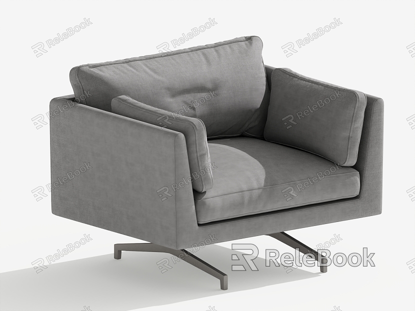 Modern Single Sofa Single Chair Leisure Chair model