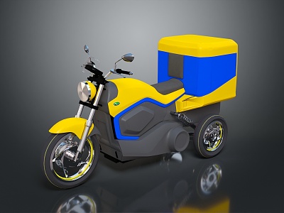 Motorcycle Two-wheeled Motorcycle Cross-country Motorcycle Road Race Motorcycle Motor Vehicle Transport 3d model