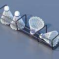 Durable Badminton Shuttlecocks Storage Rack for Sports Equipment Organization