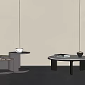 Modern HC28 Coffee Table 3d model