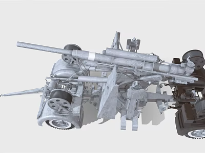 Industrial LOFT Cannon 3d model