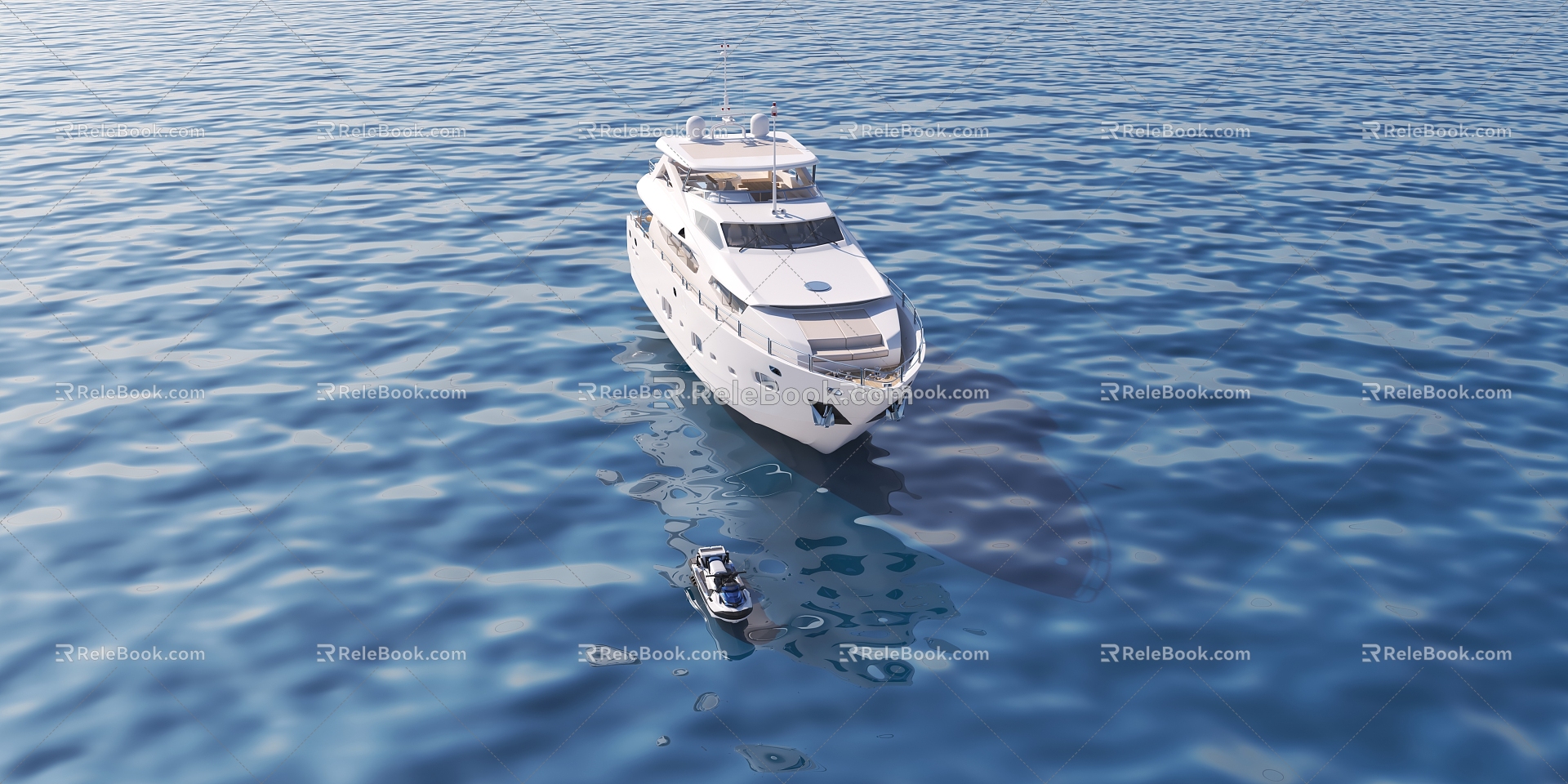 Modern Yacht Yacht Speedboat 3d model