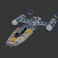 Modern Spaceship Spacecraft 3d model