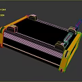Black and Yellow Hard Shell Equipment Case With Reinforced Frames and Ergonomic Handles