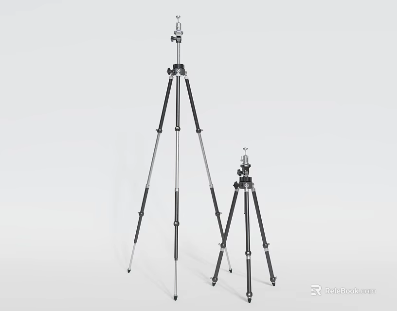 Commercial Equipment Professional Adjustable Tripods In Different Sizes For Photography And Measurement Applications 3d model 