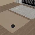square carpet 3d model