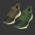 Stylish Adidas Black Running Shoes With White Sole And Classic Lace Up Design