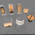 Outdoor Lights With Various Modern Designs And Different Geometric Shapes For Garden Decor