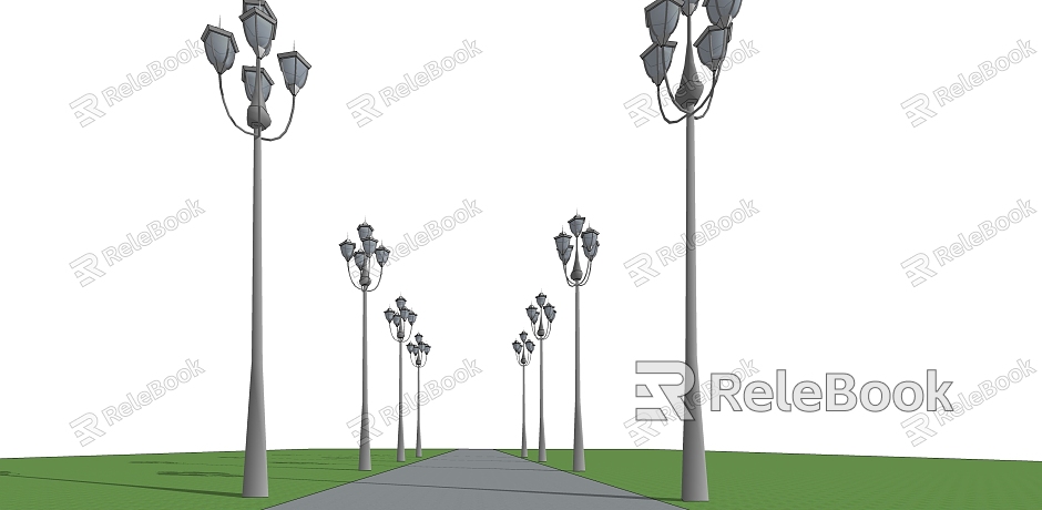 Street lamp high pole street lamp municipal street lamp outdoor street lamp model