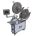 Automatic Industrial Equipment With Dual Rollers Mobile Base And Control Unit
