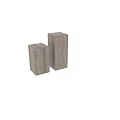 Decorative Beige Marble Columns With Textured Surface For Interior Design