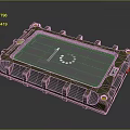 Rugged Industrial Display Panel With Durable High Strength Transparent Screen And Bolted Enclosure