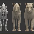Detailed Animal Anatomical Medical Device Models for Medical Education with Skeletal Muscular Structures