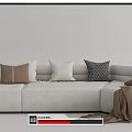 Modern Multiplayer Sofa Multiplayer Corner Sofa 3d model