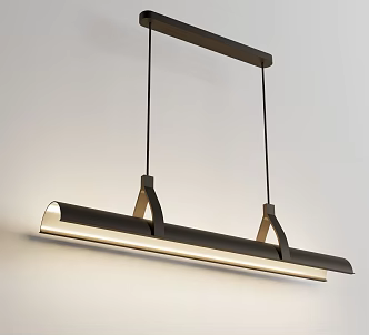 Modern chandelier long chandelier restaurant chandelier front desk chandelier 3d model