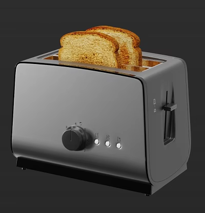 Modern bread machine 3d model