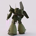 Hyundai Gundam Zagu Mech Robot Hand Toy Mechanical Armor 3d model