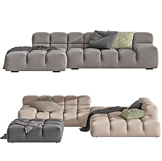 Modern Combination Sofa 3d model