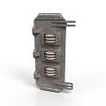 Industrial Equipment With Metallic Structure Multiple Heat Sinks And Sturdy Design
