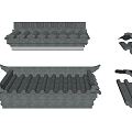 Chinese eaves 3d model