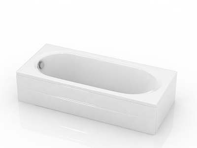 Modern Bathroom Supplies Bathtub 3d model