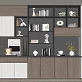 Modern Bookcase Bookshelf 3d model