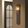 Middle style wall lamp 3d model