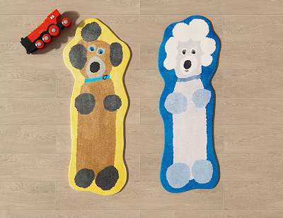 Modern Carpet Children's Room Carpet 3d model