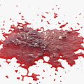 Blood Blood Blood Stain Blood Stain Liquid Water Stain Blood Terror 3d model