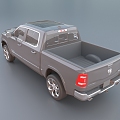 Van Pickup Truck Dodge Ram 3d model