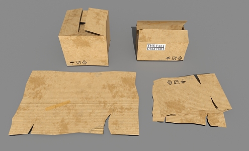 Paper Box 3d model