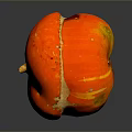 Fresh Ripe Red Pumpkin With Vibrant Color And Smooth Texture For Cooking