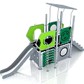 Children's combination slide outdoor slide modeling single slide indoor slide combination slide 3d model
